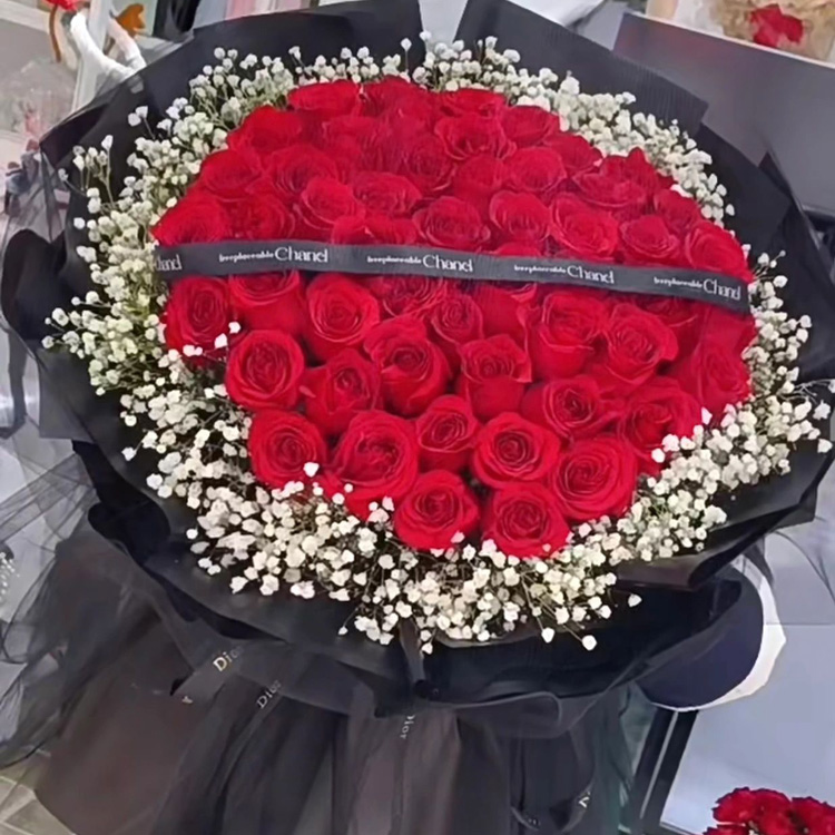 52 red roses bouquet to china gamer gift