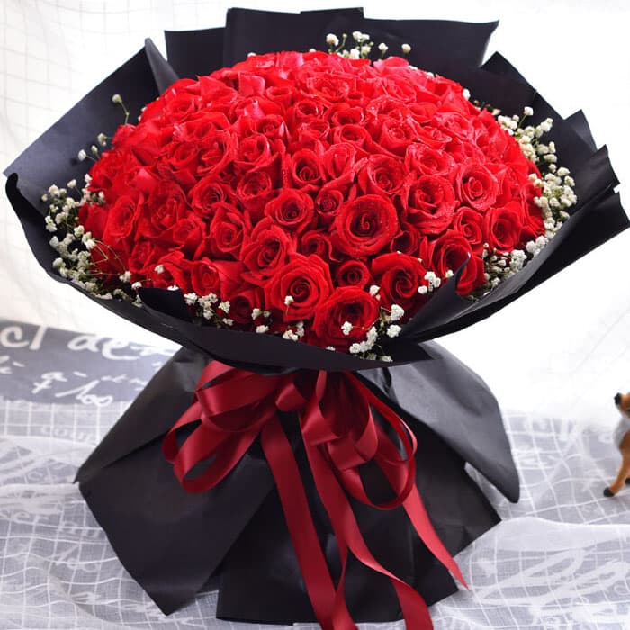 99 Red Roses, Starry Sky, Love Flowers